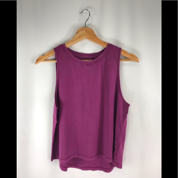 Athleta Tops - Athleta Organic Daily Crop Tank Purple